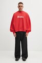 Willy Chavarria bluza bawełniana Diablo Hooligan WCJSY0118.006 czerwony