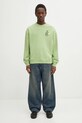 Café Kitsuné bluza bawełniana Coffee Cup Relaxed CKMU00302KM0330 zielony