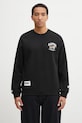 AAPE bluza Aaper Crew Neck pozostałe czarny AAPSWMC366XXP