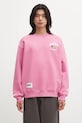 AAPE bluza Aaper Crew Neck pozostałe różowy AAPSWMC366XAP