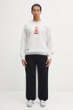 AAPE bluza Aaper Crew Neck AAPSWMC368XAP szary