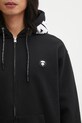 AAPE bluza Now Zip Up czarny AAPSWMC358XXP