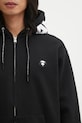 AAPE bluza Now Zip Up czarny AAPSWMC358XXP