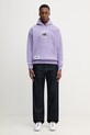 Кофта AAPE Aaper Hoodie AAPSWMC370XBP фиолетовой