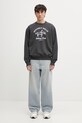 Sporty & Rich BH Riding Club bluza bawełniana męska ST07164255BA02 szary