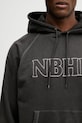 NEIGHBORHOOD bluza bawełniana PIGMENT DYED SWEAT szary 252FPNH.CSM05