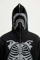 A Bathing Ape bluza Skeleton Shark czarny 001ZPL801314M