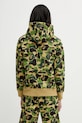 Odjeća Pamučna dukserica A Bathing Ape ABC Camo 001PPL801009M zelena