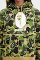 Pamučna dukserica A Bathing Ape ABC Camo zelena 001PPL801009M