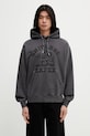Bavlnená mikina AAPE vzorovaný sivá AAPSWMC369XXP