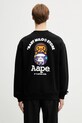 AAPE bluza pozostałe czarny AAPSWM9795XXP