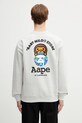AAPE bluza pozostałe szary AAPSWM9795XAP