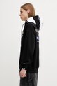 AAPE bluza rozpinana z kapturem z bawełną męska AAPSWM9796XXP czarny AW25