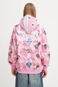 Odzież AAPE bluza rozpinana z kapturem bawełniana męska AAPSWM9796XAP różowy