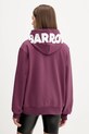 Odzież Barrow bluza bawełniana F5BWUAHS058 fioletowy