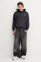 Barrow bluza bawełniana F5BWUAHS068 szary AW25