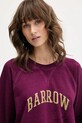 Barrow bluza bawełniana fioletowy F5BWUASW026