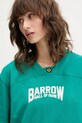 Barrow bluza bawełniana zielony F5BWUASW042