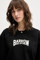 Barrow bluza bawełniana czarny F5BWUASW042