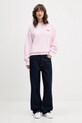 Barrow bluza bawełniana F5BWUASW069 różowy AW25