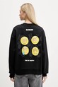 Odzież Barrow bluza bawełniana F5BWUASW083 czarny