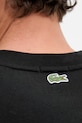 Lacoste hanorac de bumbac SH2736 negru