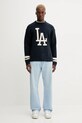 Odzież New Era sweter z domieszką wełny 60684329 granatowy