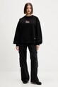 Kaotiko bluza bawełniana AR051.01.G002 czarny AW25