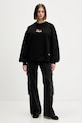Kaotiko bluza bawełniana AR051.01.G002 czarny AW25