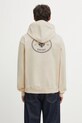 Sporty & Rich bluza bawełniana Eden Crest Embroidered ST07060666CR01 beżowy
