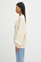 Sporty & Rich bluza bawełniana Eden Crest Embroidered ST07160621CR01 beżowy AW25