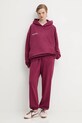 Хлопковая кофта Pangaia 10000180. бордо AW25