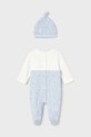 Υπνόσακος και παιδικό καπέλο Mayoral Newborn 2609.1C.Newborn.9BYA μπλε AW25