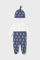 Ползунки и детская шапочка Mayoral Newborn 2609.1C.Newborn.9BYA тёмно-синий AW25