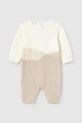 Чоловічок для немовлят з домішкою вовни Mayoral Newborn Gift Box бежевий 2611.1E.Newborn.9BYA
