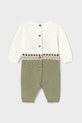 Mayoral Newborn o salopetă cu un amestec de lână pentru copii 2611.1E.Newborn.9BYA verde AW25