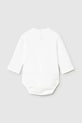 Bavlněné kojenecké body Mayoral Newborn 2713.1E.Newborn.9BYA bílá AW25