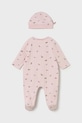 Dupačky a kojenecká čepička Mayoral Newborn 2717.1F.Newborn.9BYA růžová AW25