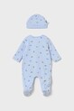 Повзунки та дитяча шапочка Mayoral Newborn 2717.1F.Newborn.9BYA блакитний AW25