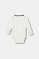 United Colors of Benetton body bawełniane niemowlęce 3CDIAB00F.W.Reprop.9BYA biały AW25