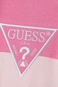 Dziewczynka Guess pajacyk niemowlęcy bawełniany H5YW07.KA6W4.G.9BYA różowy