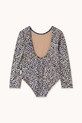 Tinycottons body dziecięce SMALL FLOWERS SHINY BODY AW25.356 granatowy AW25