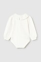 Бебешко боди от памук Mayoral 2734.4F.Baby.9BYA бежов AW25