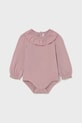 Bavlněné kojenecké body Mayoral Kojenecký výrobek růžová 2734.4F.Baby.9BYA