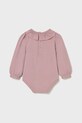 Mayoral body din bumbac pentru bebeluși 2734.4F.Baby.9BYA roz AW25