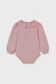 Bavlněné kojenecké body Mayoral 2734.4F.Baby.9BYA růžová AW25