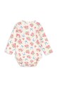 Konges Sløjd body niemowlęce BASIC LS BODY GOTS KS103702.G.9BYA beżowy AW25