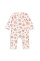 Konges Sløjd pajacyk BASIC NEWBORN ONESIE GOTS Produkt niemowlęcy beżowy KS103704.G.9BYA