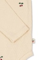 Βαμβακερά φορμάκια για μωρά Konges Sløjd SUI FRILL BODY GOTS μπεζ KS104002.9BYA