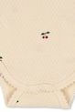 Βαμβακερά φορμάκια για μωρά Konges Sløjd SUI NEWBORN FRILL BODY GOTS KS104004.9BYA μπεζ